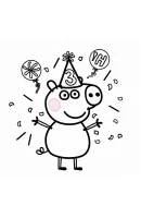 Peppa Pig kleurplaat 50